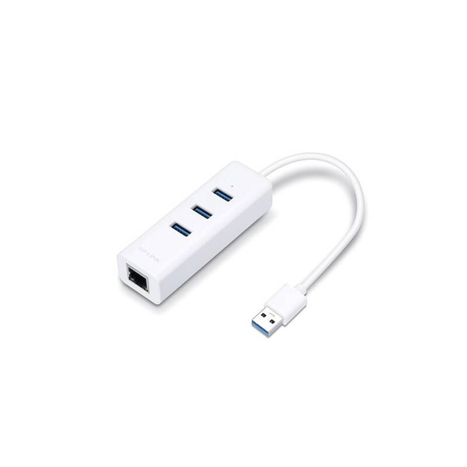 TP-Link UE330 USB 3.0/RJ45 + 3x USB 3.0 (UE330) bílá - main (0)