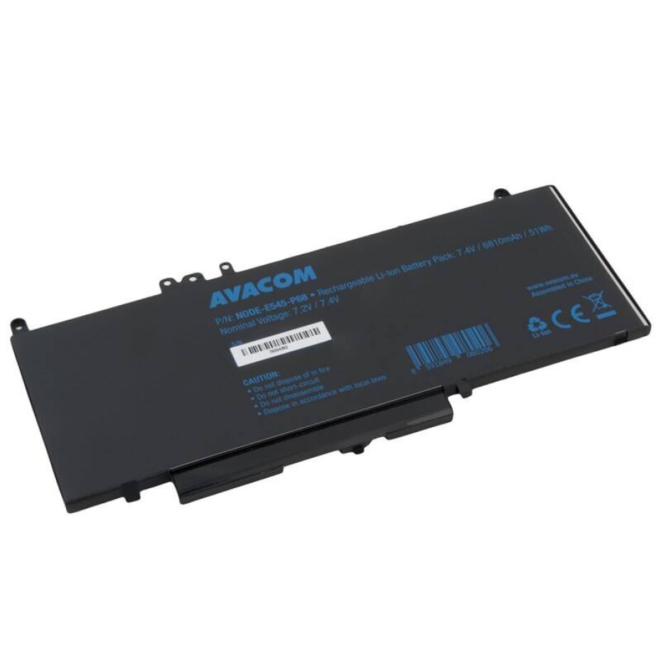 Avacom Dell Latitude E5450 Li-Pol 7,4V 6810mAh 51Wh (NODE-E545-P68) - main (0)