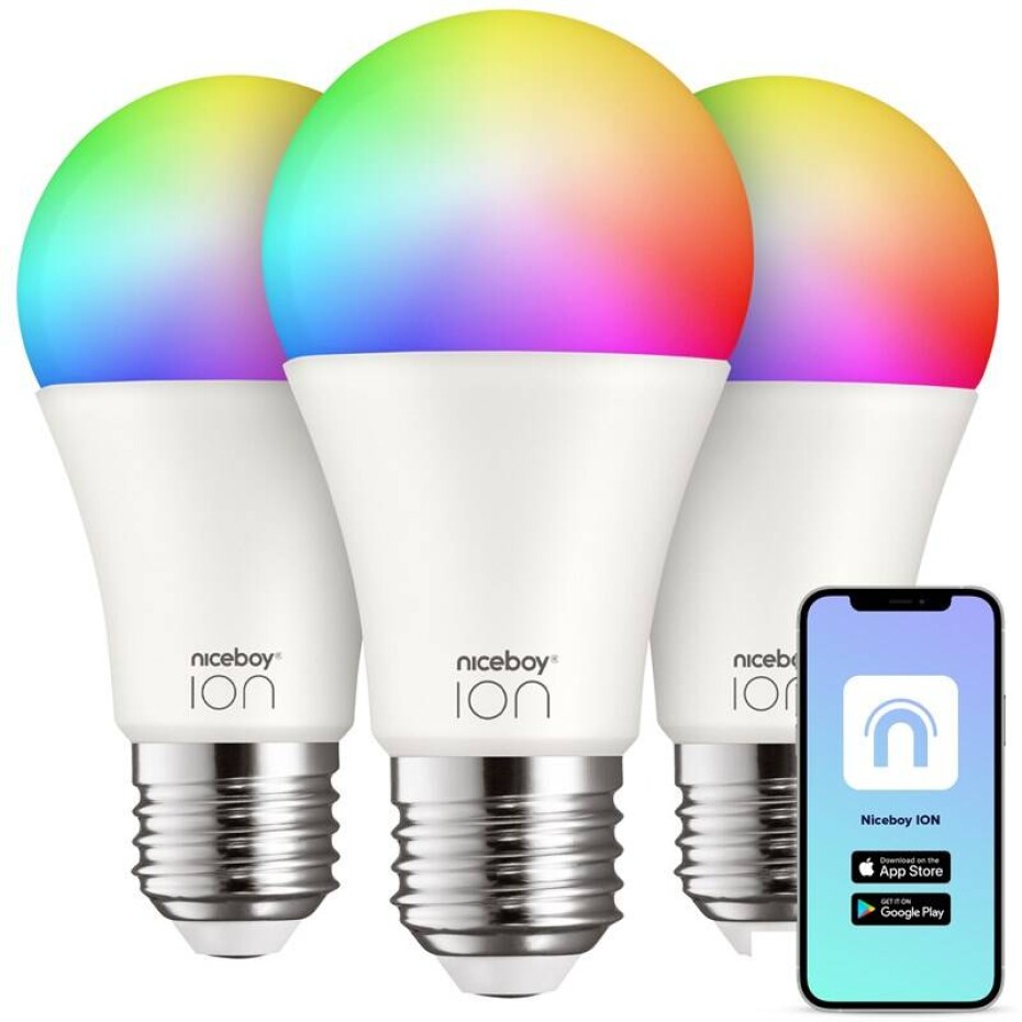 Niceboy ION SmartBulb RGB E27, 9W, 3 ks (SC-E27-9W-triple-pack) - main (0)