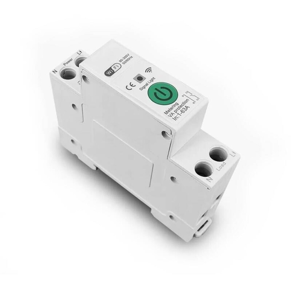 IMMAX NEO SMART elektronický jistič jednofázový 1-63A, měření spotřeby, Wi-Fi, Tuya (07574L) - main (0)