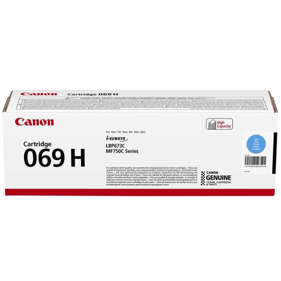 Canon 069CH, 5500 stran (5097C002) azurový - main (0)