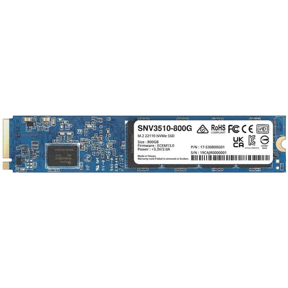 Synology SNV3510, 800 GB, M.2 NVMe, M.2 22110 (SNV3510-800G) - main (0)