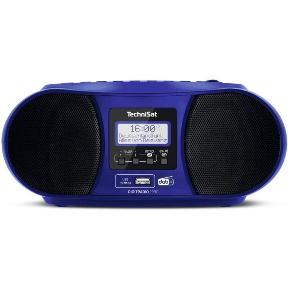 Radiopřijímač DAB+/CD Technisat DIGITRADIO 1990 modrý - main (0)