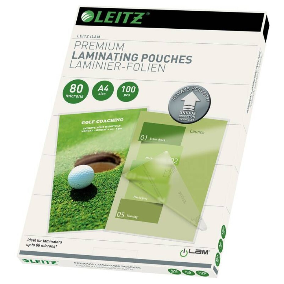 Leitz A4 se směrovací technologií, 80 mic, 100 ks (74780000) - main (0)