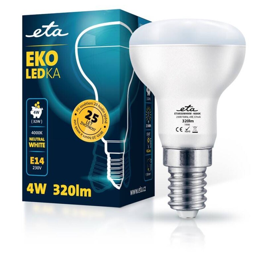 ETA EKO LEDka reflektor 4W, E14, neutrální bílá (R50W4NW) - main (0)