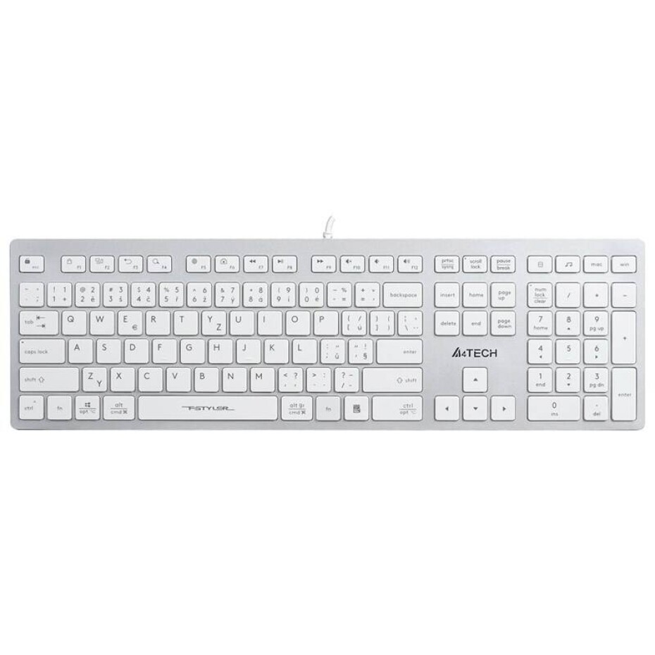 A4Tech FX50, CZ/SK layout (FX50-WH) bílá - main (0)