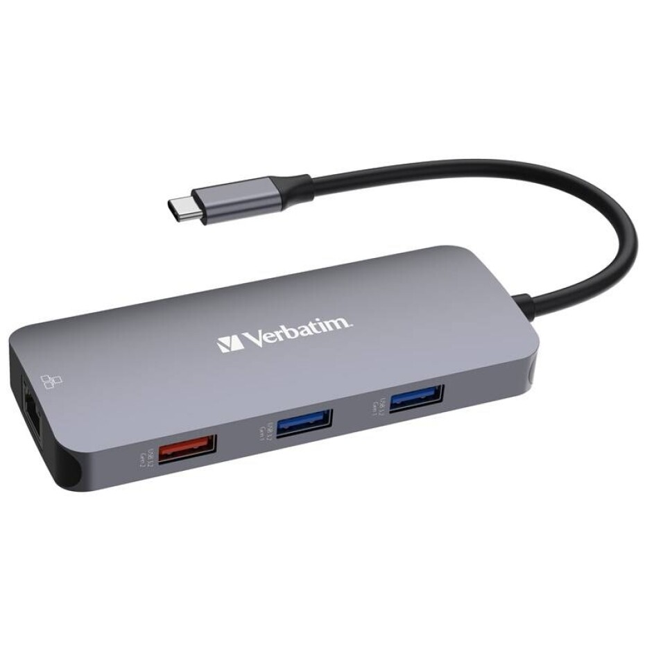 Verbatim USB-C Pro Multiport 9 Port (32152) stříbrný - main (0)