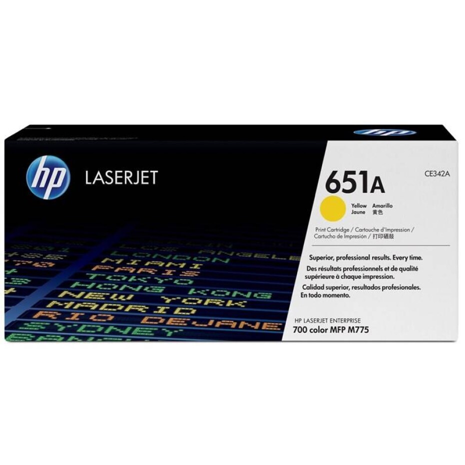 HP 651A, 16 000 stran (CE342A) žlutý - main (0)
