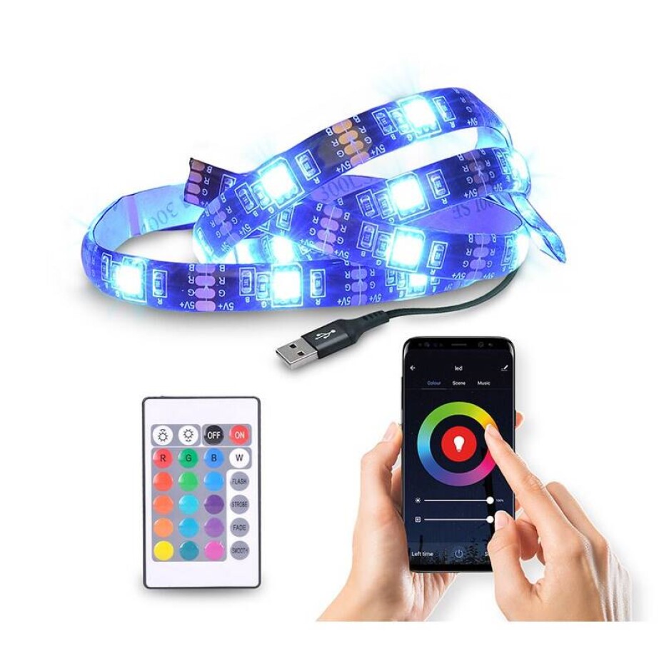 Solight WIFI smart RGB pásek pro TV, 4x50cm, USB (WM58) - main (0)