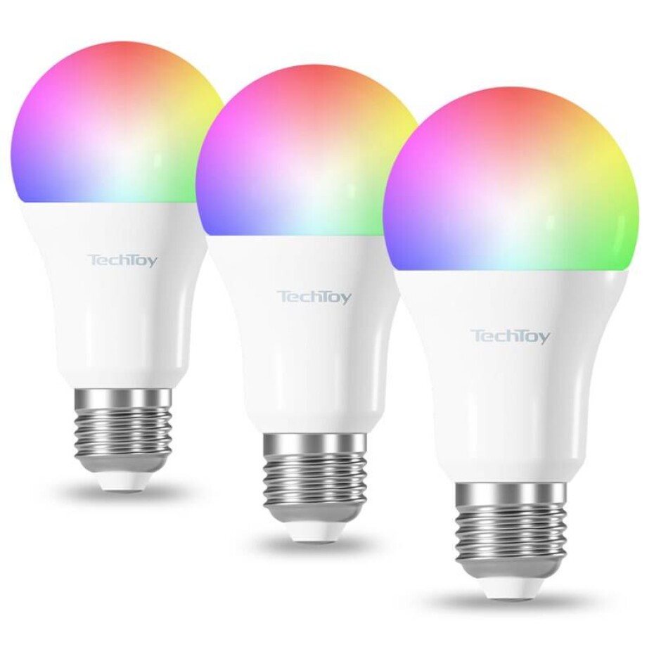 TechToy RGB, 9W, E27, ZigBee, 3ks (TSL-LIG-A70ZB-3PC) - main (0)