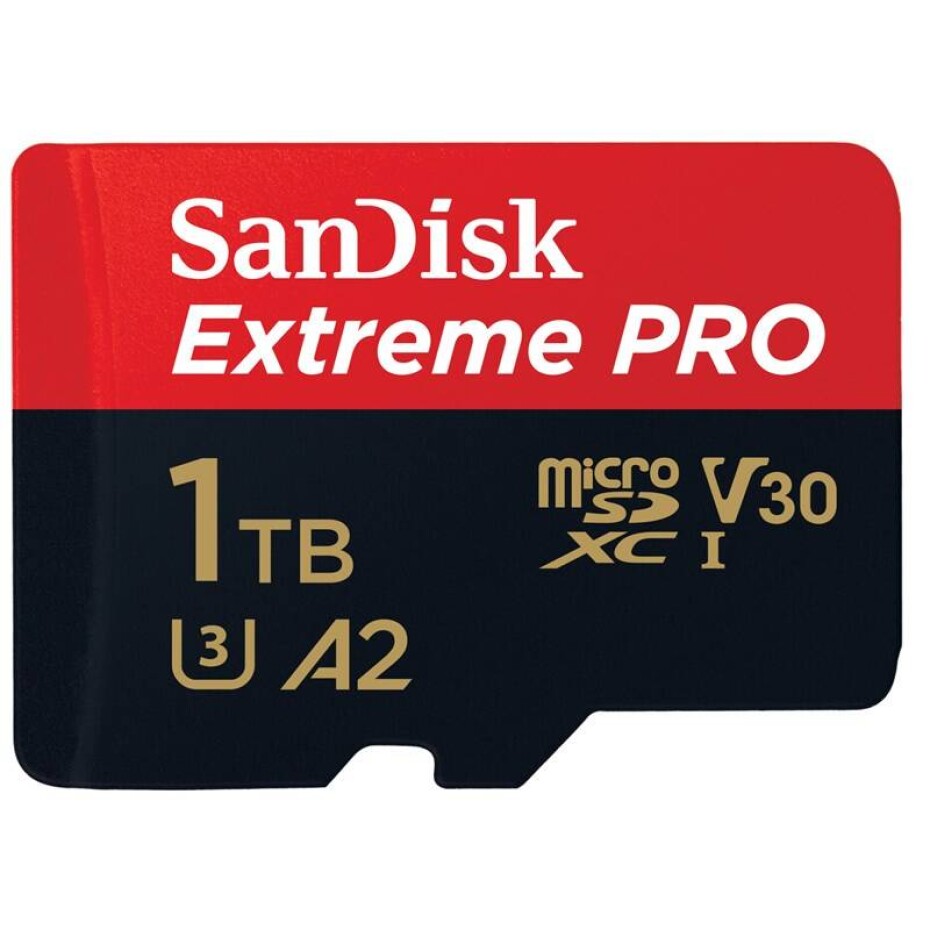 SanDisk Micro SDXC Extreme Pro 1TB UHS-I U3 (200R/140W) + adaptér (SDSQXCD-1T00-GN6MA) - main (0)