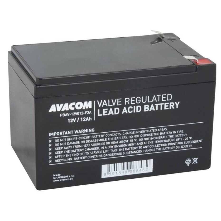 Avacom 12V 12Ah F2 (PBAV-12V012-F2A) - main (0)