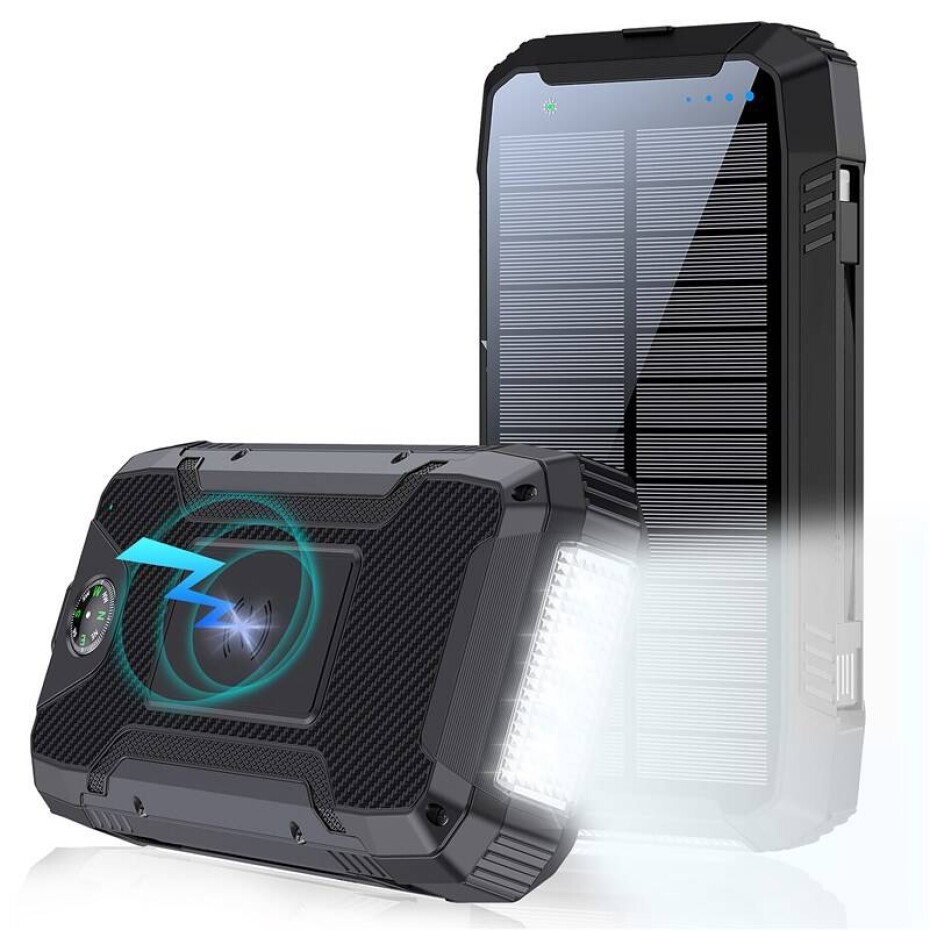 WG 20000 mAh, solární se svítilnou a kompasem (12171) černá - main (0)