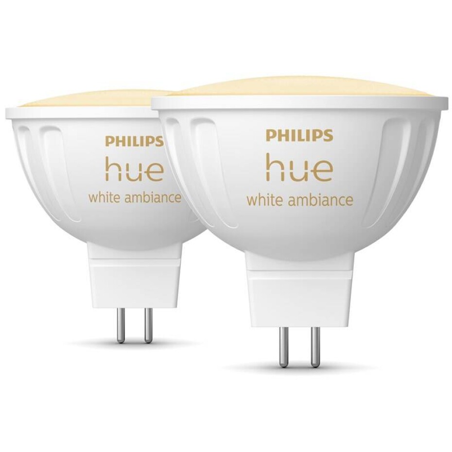 Philips Hue 5,1 W, MR16, GU5,3, White Ambiance, 2 ks (929003575202) - main (0)