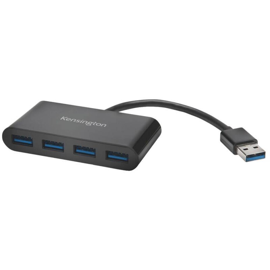 KENSINGTON USB 3.0/4x USB 3.0 (K39121EU) černý - main (0)