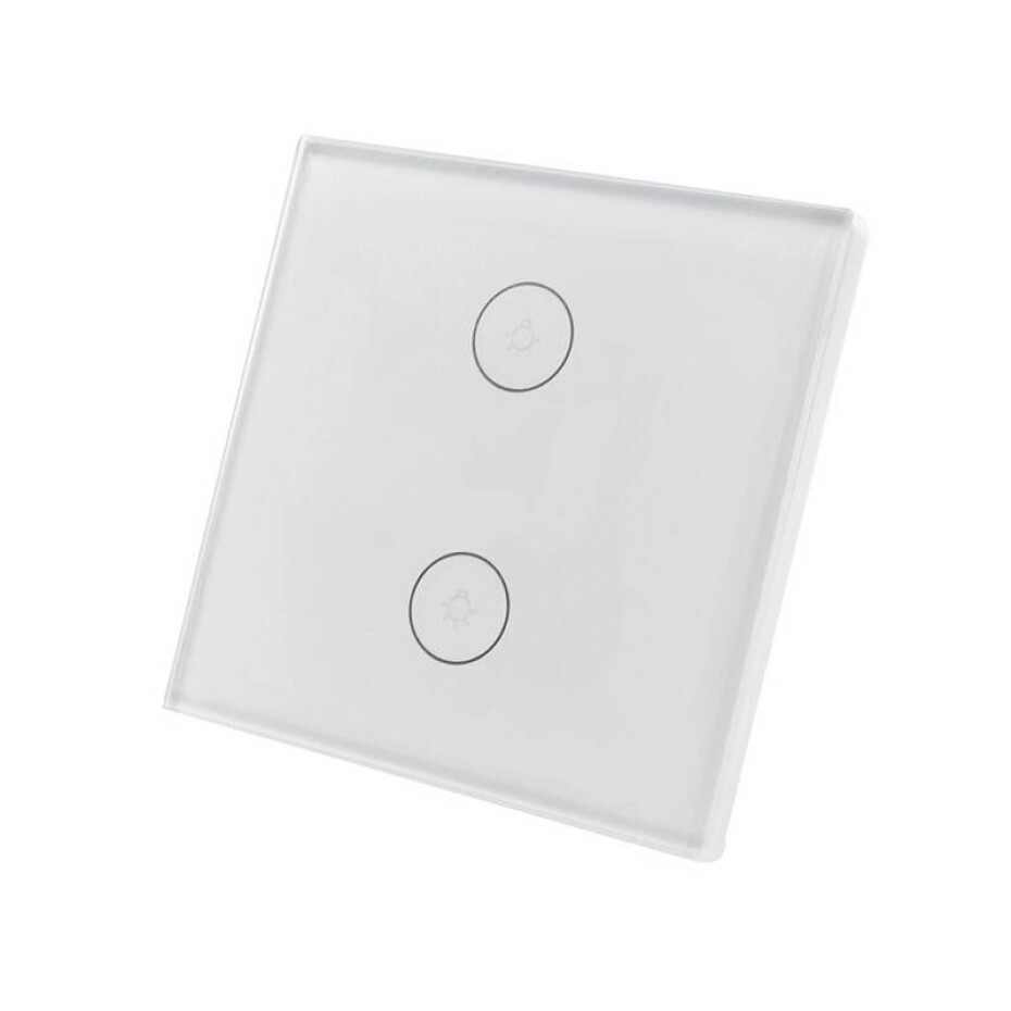 iQtech SmartLife IQS002, Wi-Fi vypínač dvojitý (iQTS002) - main (0)