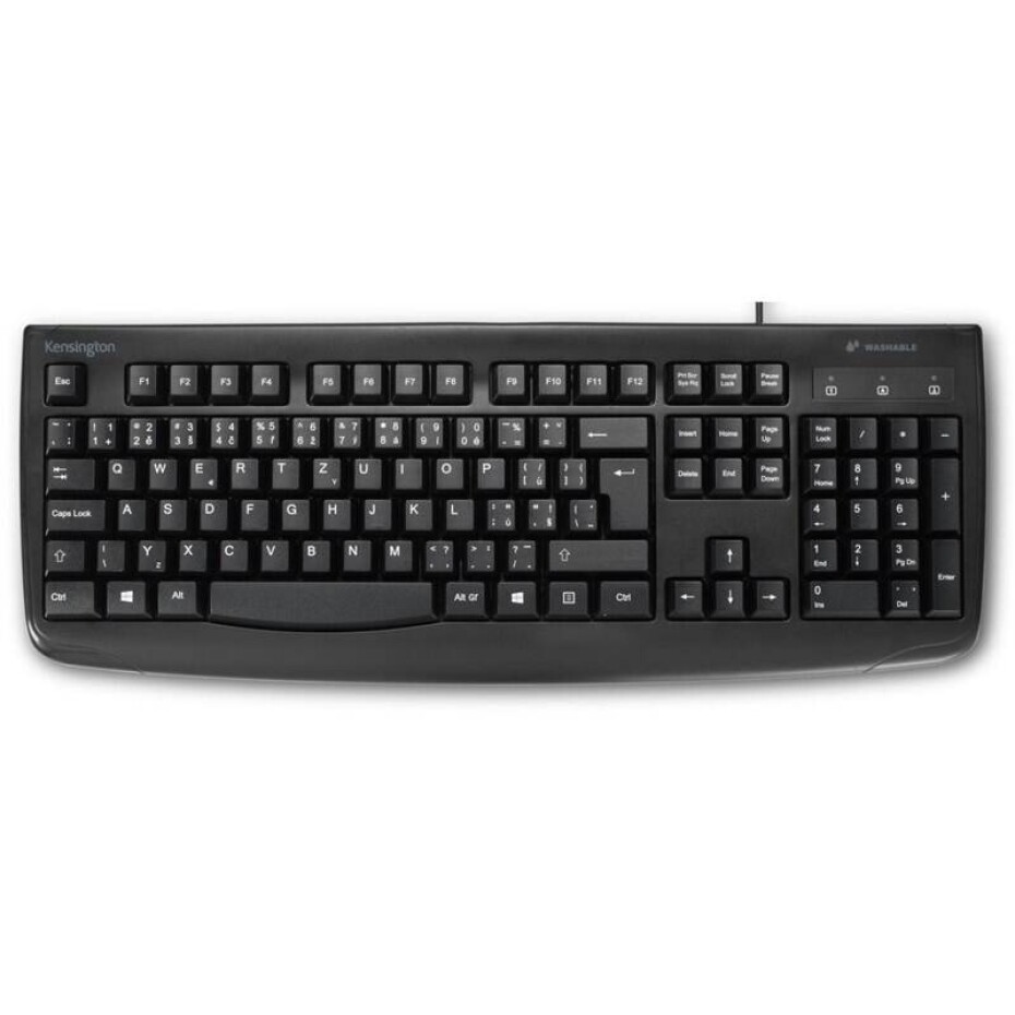 KENSINGTON Pro Fit, omyvatelná, CZ layout (K64407CZ) černá - main (0)