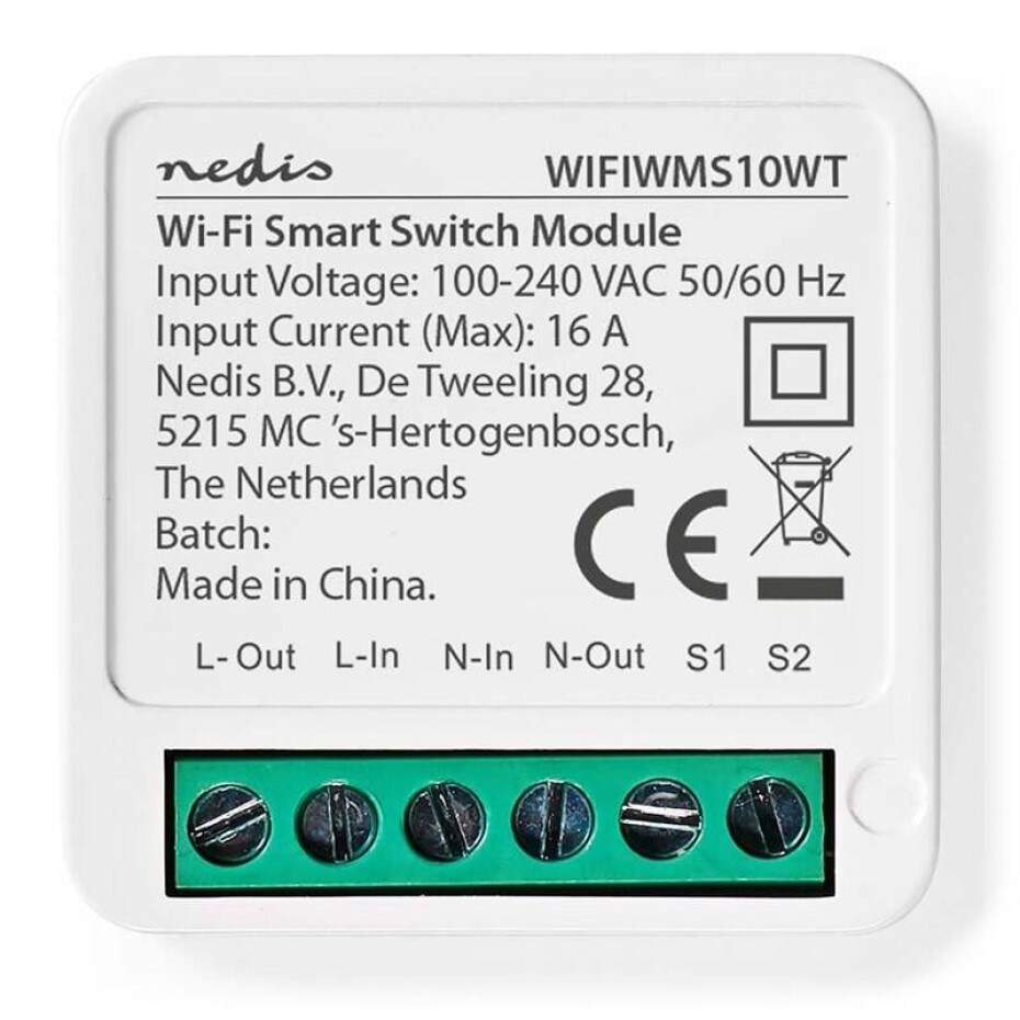 Nedis SmartLife, Wi-Fi, 3680 W (WIFIWMS10WT) - main (0)