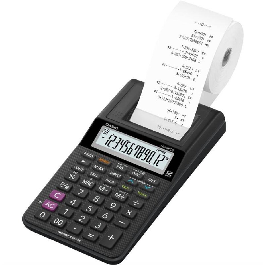 Casio HR-8RCE BK černá - main (0)