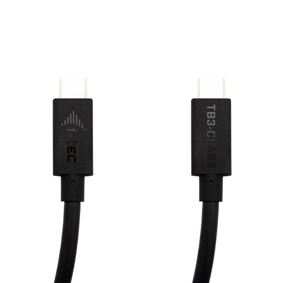 i-tec Thunderbolt 3, 40 Gbps, 100W USB-C PD, 1,5m (TB3CBL150CM) černý - main (0)