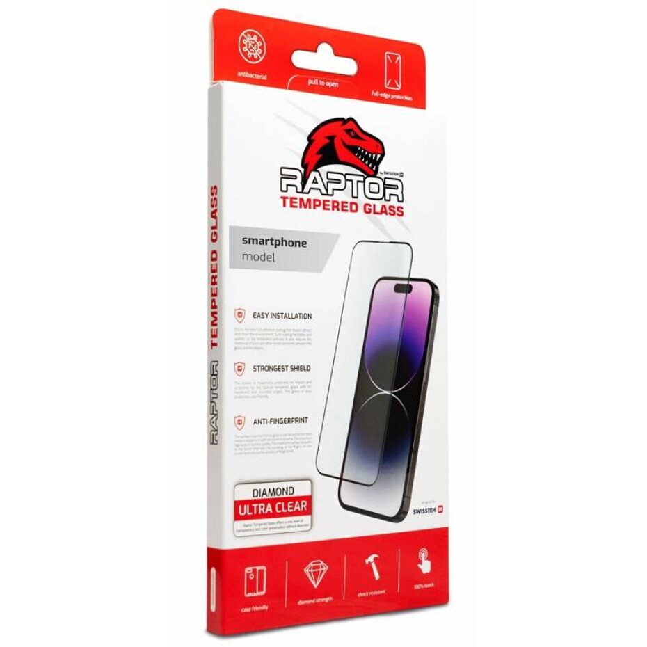 Swissten Raptor Diamond Ultra Clear 3D na Apple iPhone 15 (84501806) černé - main (0)