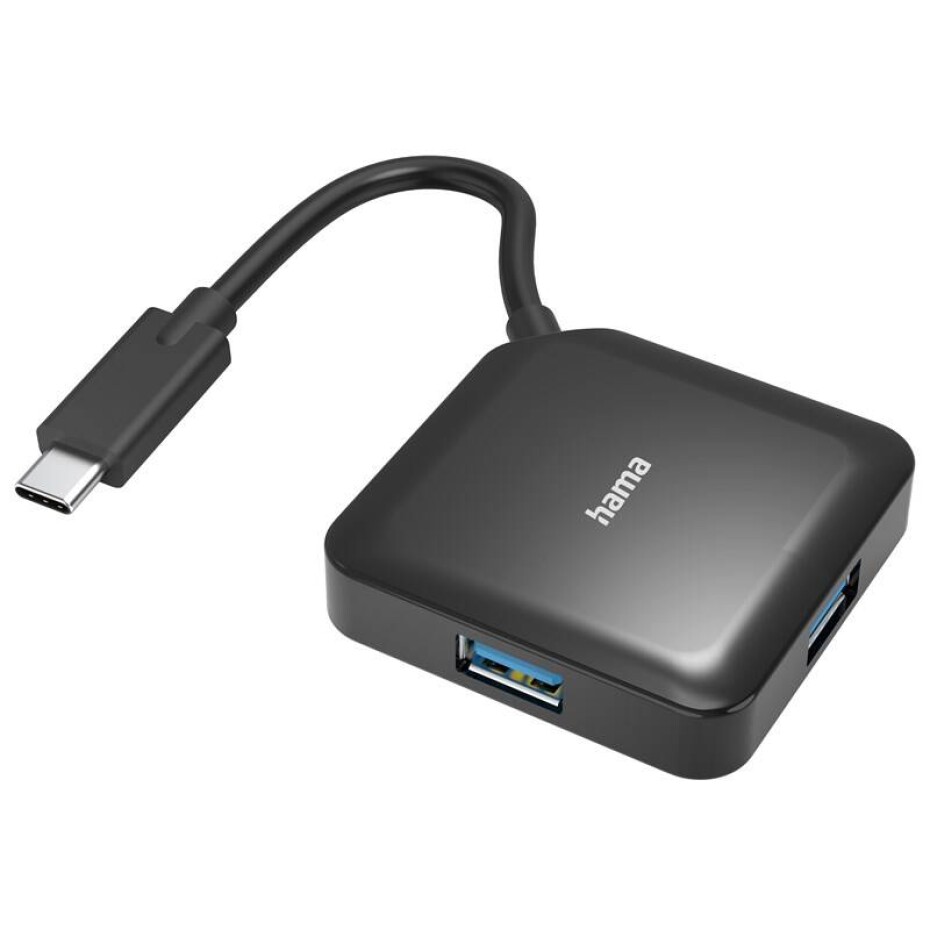 Hama USB-C/4x USB 3.2 Gen1 (200112) černý - main (0)