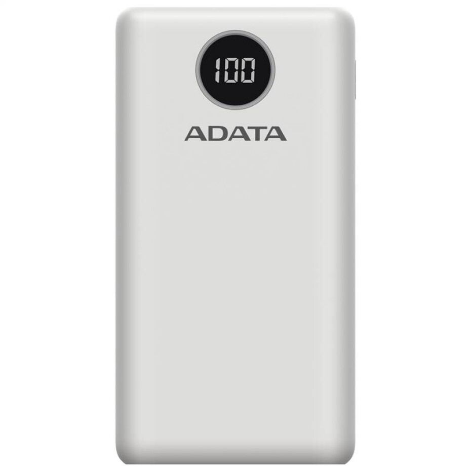 ADATA P20000QCD 20000mAh, QC + PD 18W (AP20000QCD-DGT-CWH) bílá - main (0)