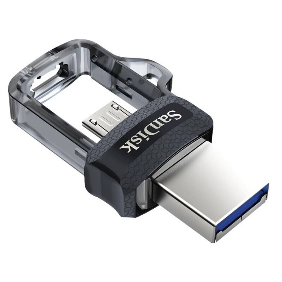 SanDisk Ultra Dual m3.0 64GB OTG MicroUSB/USB 3.0 (SDDD3-064G-G46) černý - main (0)