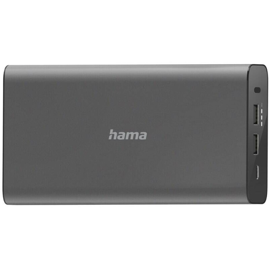 Hama 26800 mAh, Power Delivery 60 W (200012) šedá - main (0)