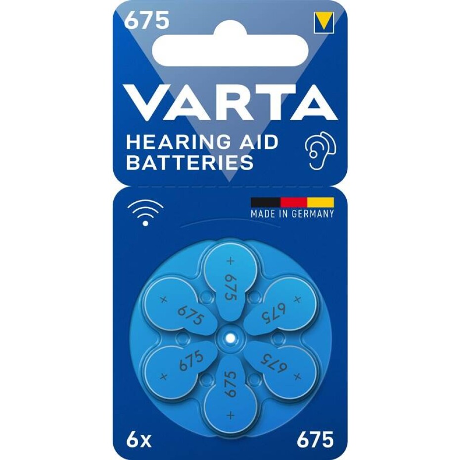 Varta Hearing Aid Battery 675, blistr 6ks (24600101416) - main (0)