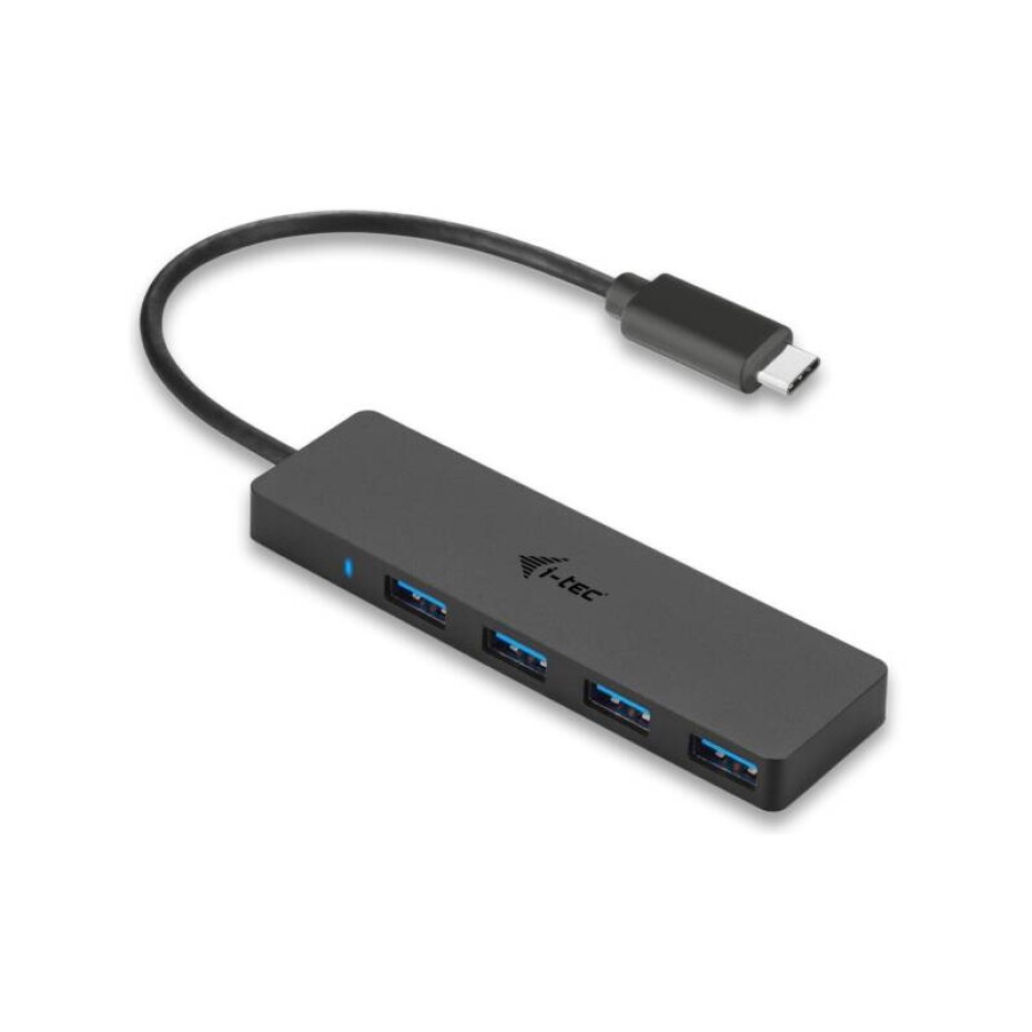 i-tec USB-C / 4x USB 3.0 (C31HUB404) černý - main (0)