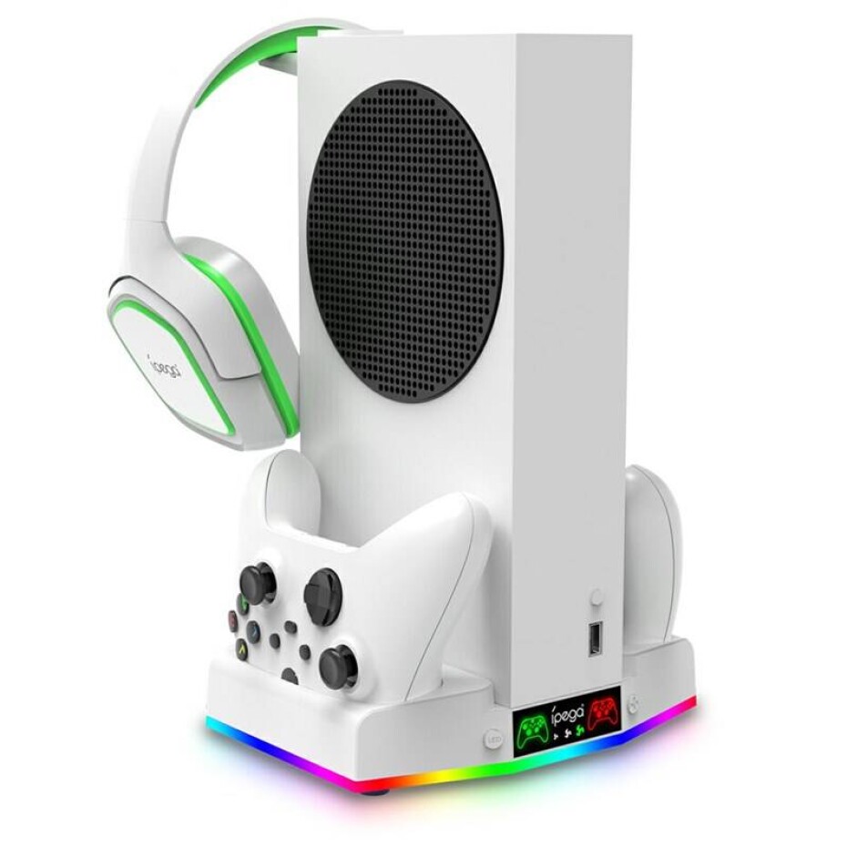 iPega RGB stojan s chlazením pro Xbox Series S + 2ks baterií (PG-XBS011S) bílá - main (0)