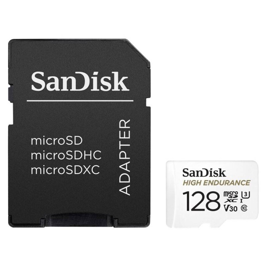 SanDisk MicroSDXC High Endurance Video 128 GB + adaptér (SDSQQNR-128G-GN6IA) - main (0)