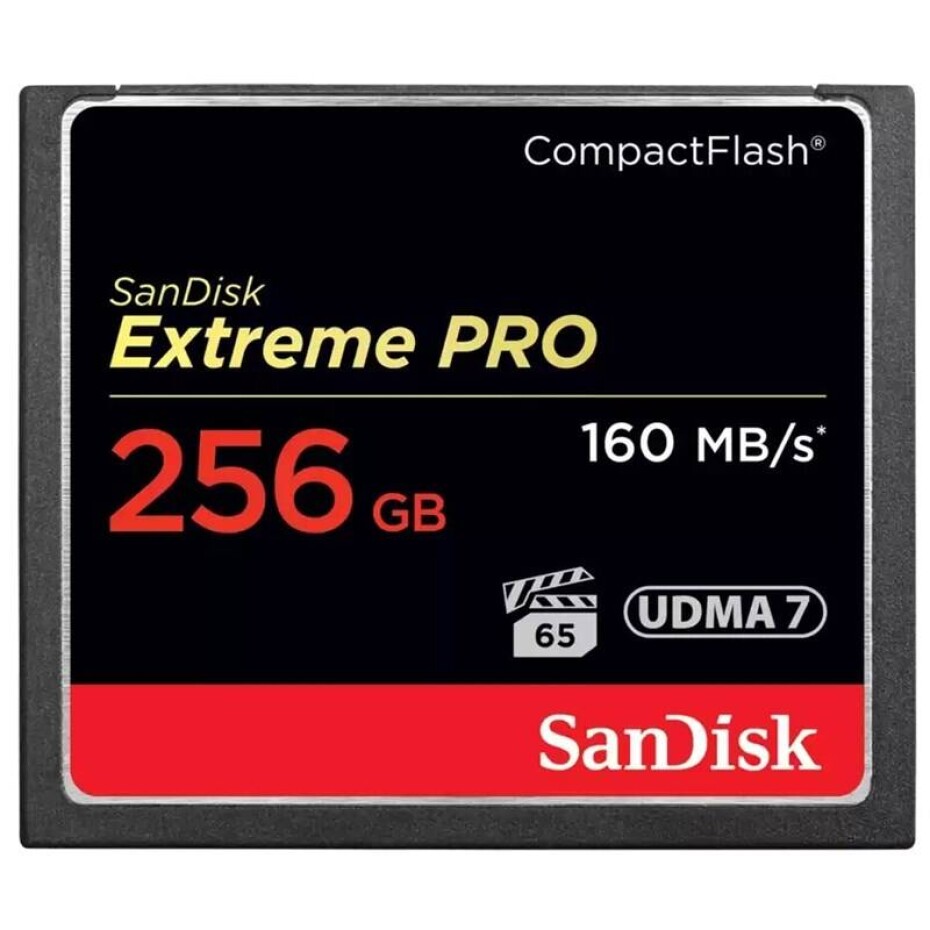 SanDisk CF Extreme Pro 256 GB (160R/150W) (SDCFXPS-256G-X46) - main (0)