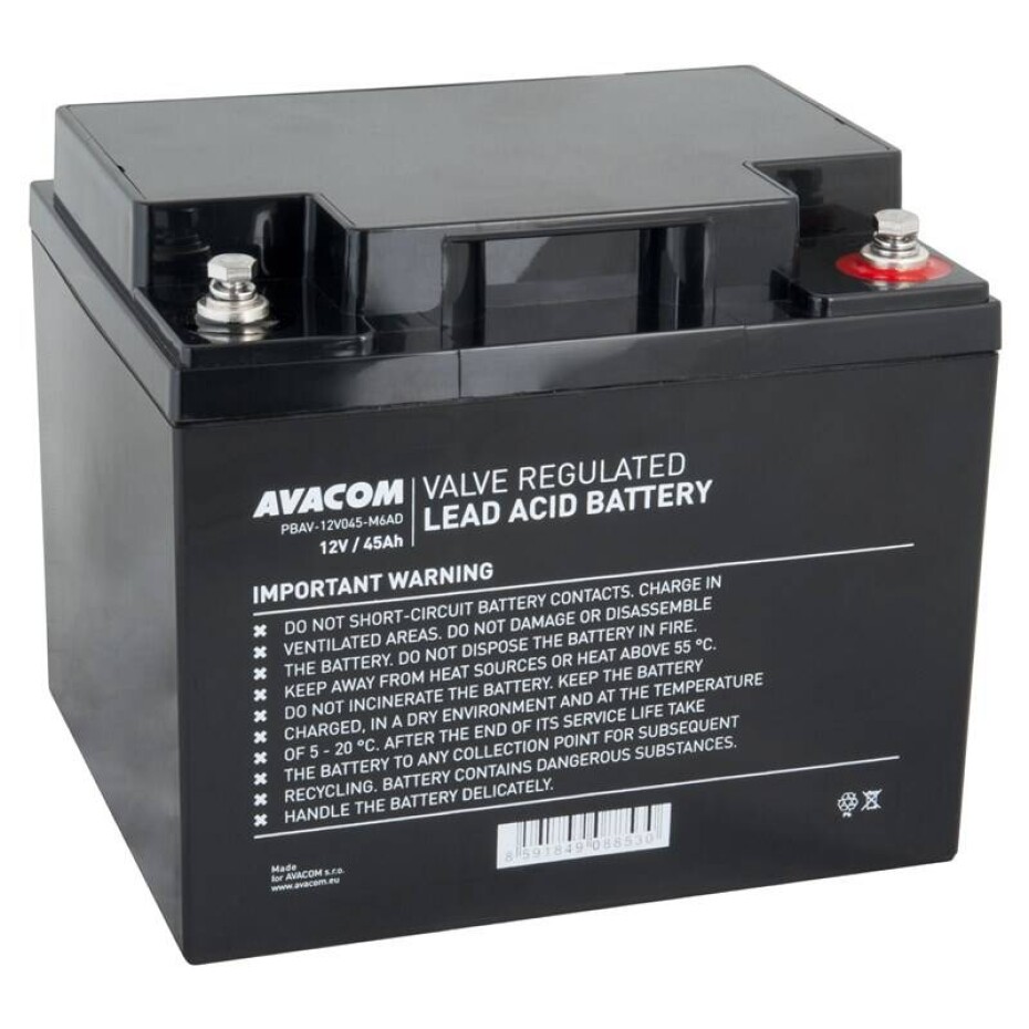 Avacom 12V 45Ah M6 DeepCycle (PBAV-12V045-M6AD) - main (0)