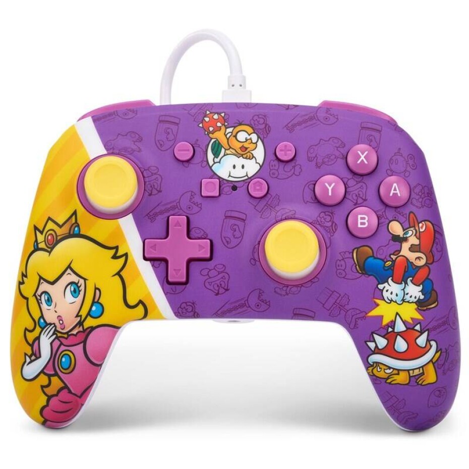 PowerA Enhanced Wired pro Nintendo Switch - Princess Peach Battle (NSGP0092-01) - main (0)
