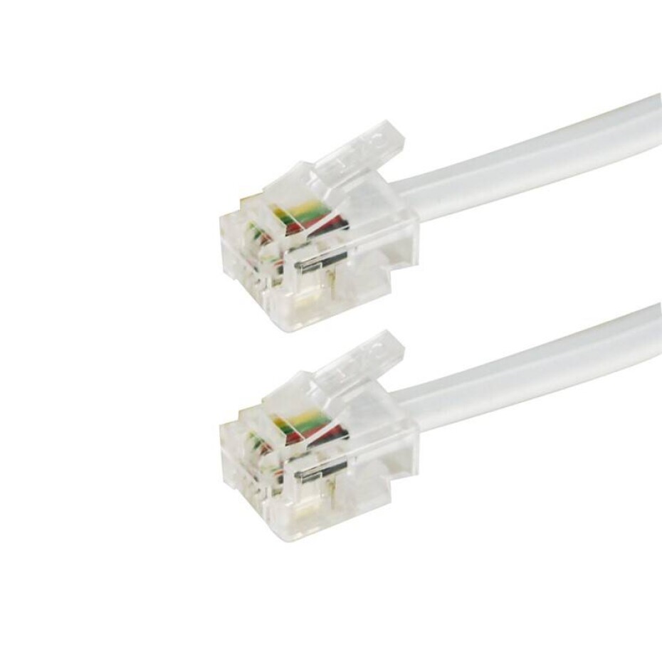 GoGEN telefonní (RJ11), 5m (TEL500MM01) bílý - main (0)