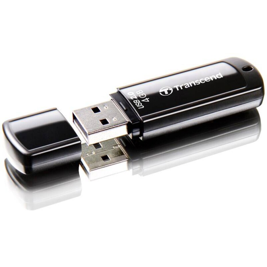 Transcend JetFlash 350 4 GB USB 2.0 (TS4GJF350) černý - main (0)