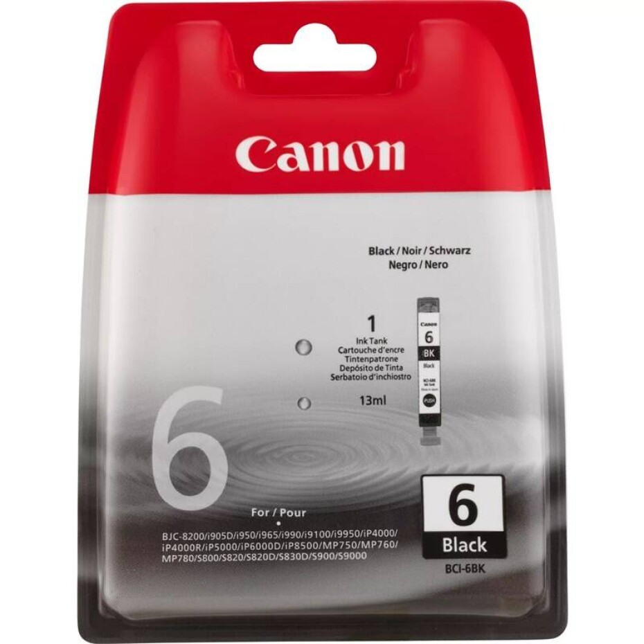 Canon BCI-6Bk, 210 stran (4705A002) černá - main (0)