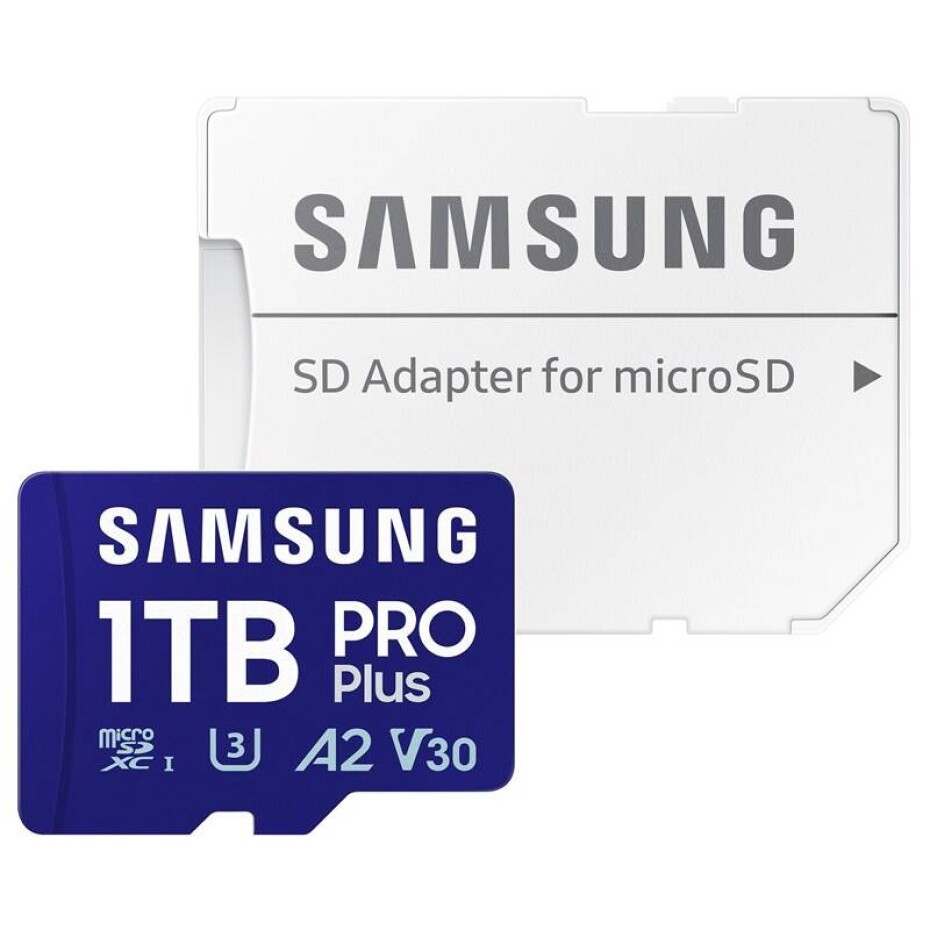 Samsung Micro SDXC PRO Plus 1TB UHS-I U3 (180R/130W) + SD adaptér (MB-MD1T0SA/EU) - main (0)