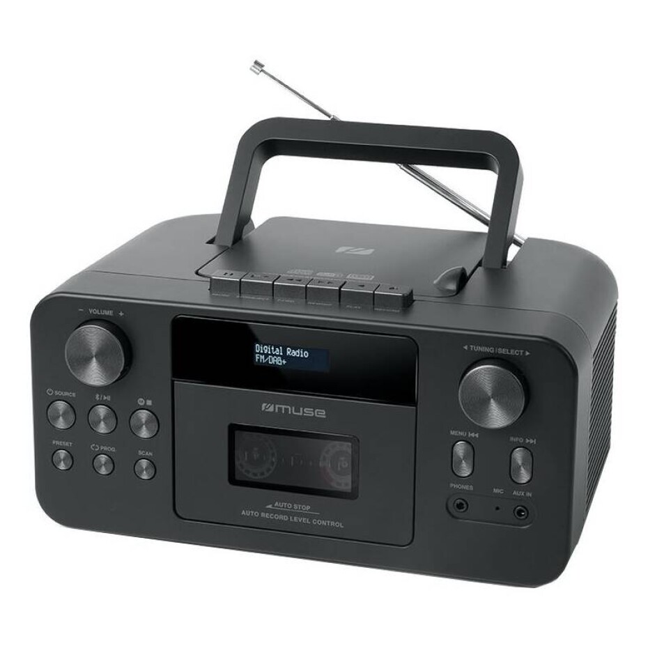 Radiomagnetofon s DAB+/CD MUSE M-182DB černý - main (0)