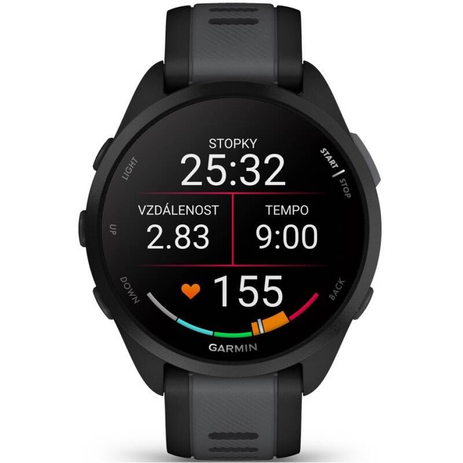 Garmin Forerunner 165 - Black/Slate Gray (010-02863-20) - main (0)