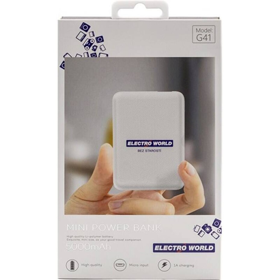Electro World G41 5000mAh (G41) bílá - main (0)