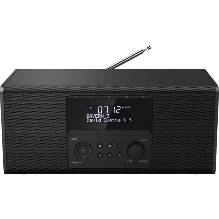 + Hama DR1550CBT, CD/BT černý - main (0)