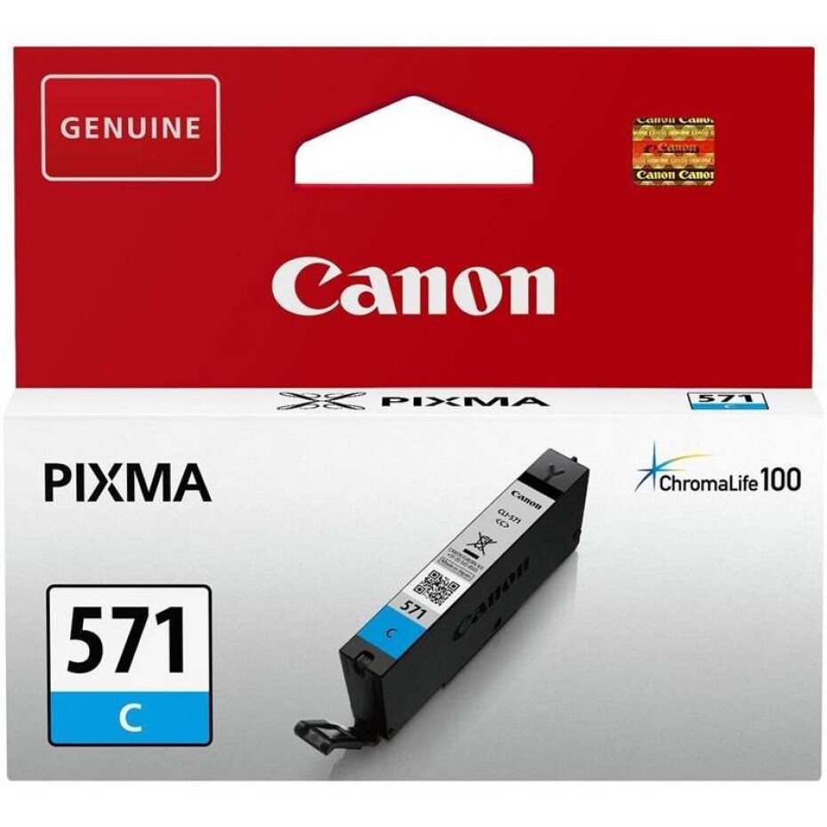 Canon CLI-571C, 173 stran (0386C001) azurová - main (0)