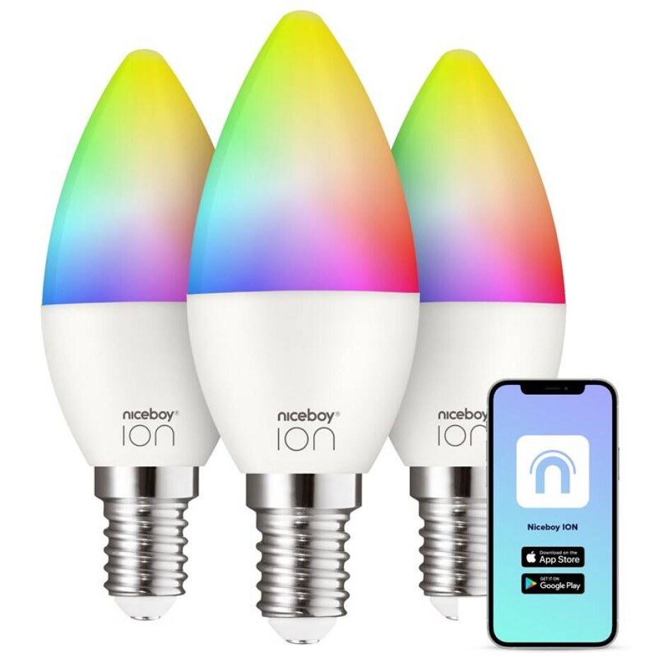 Niceboy ION SmartBulb RGB E14, 6W, 3 ks (SC-E14-6W-triple-pack) - main (0)