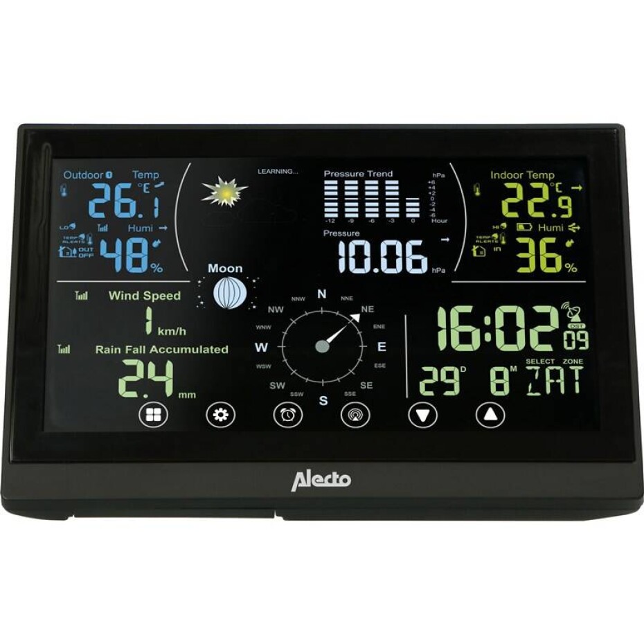 Lenco ALECTO WS-3850 černá/bílá - main (0)