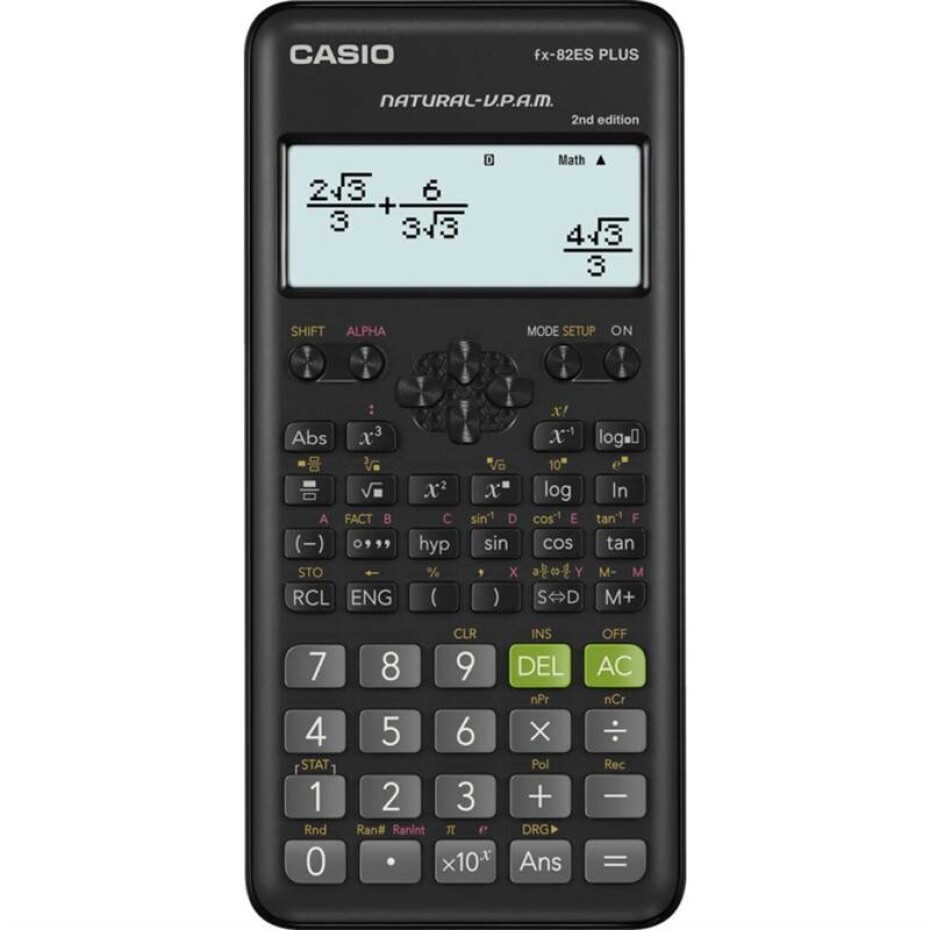 Casio FX 82ES PLUS 2E černá - main (0)