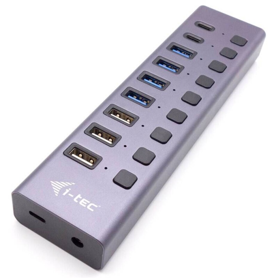 i-tec USB 3.0/USB-C 9port, LAN + Power Adapter 60W (CACHARGEHUB9LAN) - main (0)