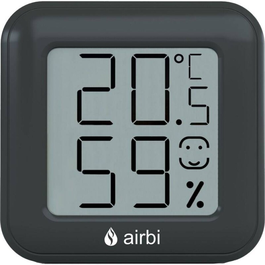Airbi Smile, vlhkoměr černý - main (0)